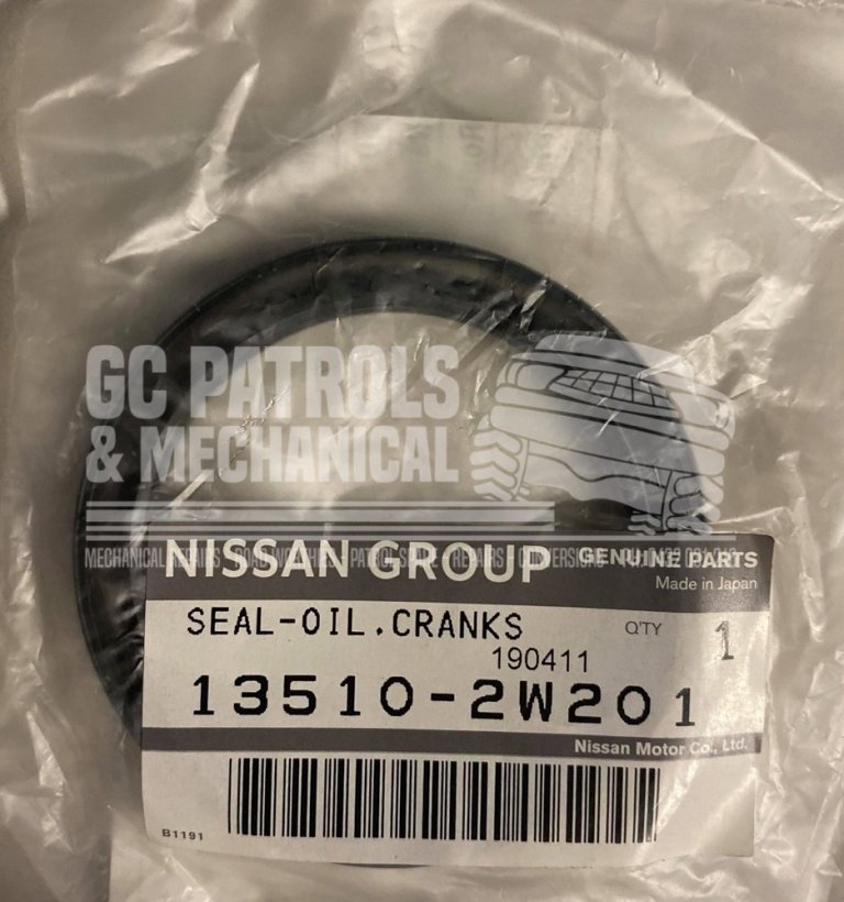 Genuine Nissan Patrol Harmonic Balancer Crank Main Seal Suit GU Y61