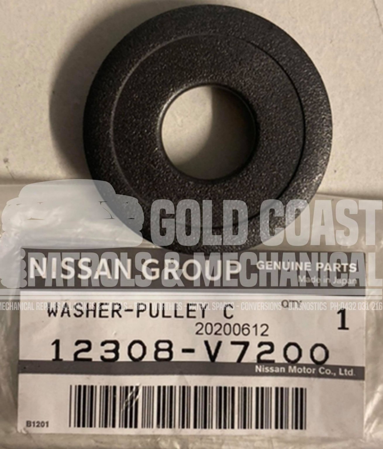 GENUINE NISSAN PATROL GQ Y60 & GU Y61 RD28 HARMONIC BOLT WASHER