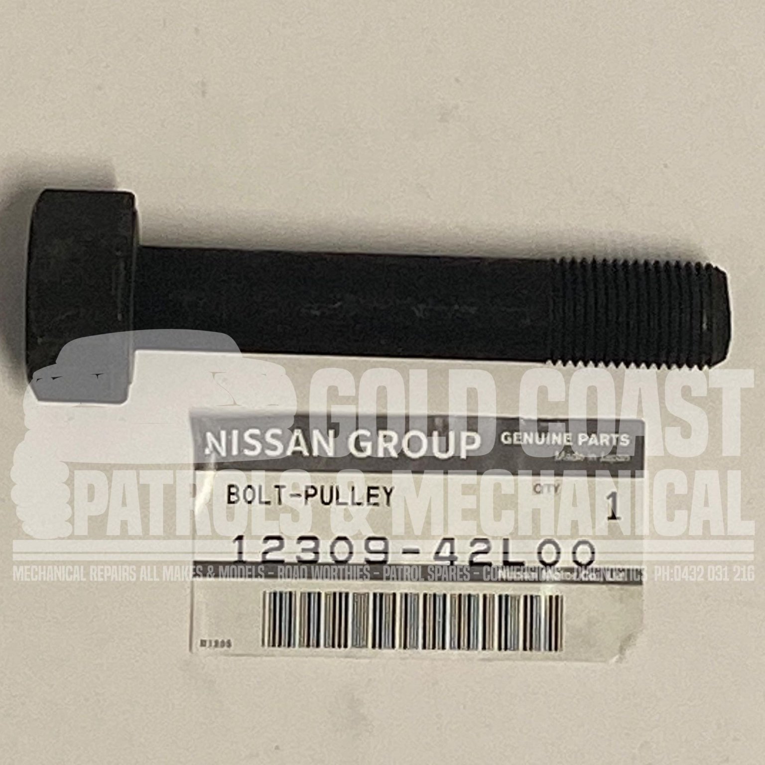 GENUINE NISSAN PATROL GQ Y60 & GU Y61 HARMONIC BALANCER BOLT RD28