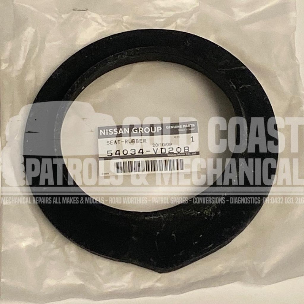 GENUINE NISSAN PATROL GQ GU FRONT SPRING SEAT RUBBER INSULATOR (54034VD20B) Gold Coast Patrols