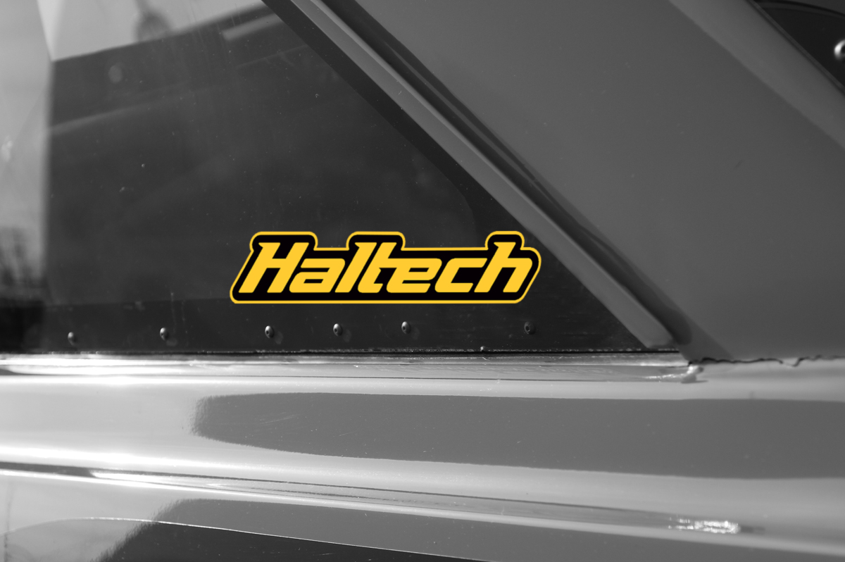 Haltech Logo Colour Sticker Gold Coast Patrols