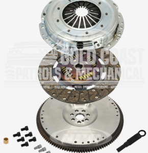 Nissan Patrol GQ GU Super Heavy Duty Organic Clutch & Flywheel Package (Viper Upgrade including Heavy Weight 19kg Flywheel) TD42 TURBO T AND TI ENGINES