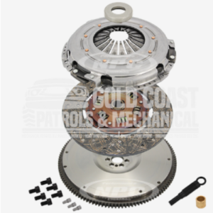 Nissan Patrol GQ GU Super Heavy Duty 1300nm Organic Clutch & Flywheel Package (Standard Weight 15kg Flywheel) TD42 NON TURBO ENGINES