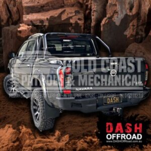 NP300 rear bar - satin black Nissan Navara NP300 Series 1-4 2015 - Mid 2020
